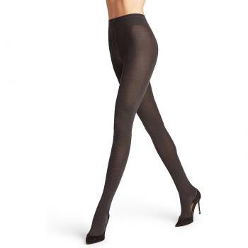 FALKE Soft Merino Wool Tights for Women - Anthracite, Size 48-50