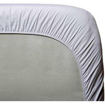 Niimo Set de Sábanas (2 piezas) 100% algodón compatible con Chicco Next 2 Me otras cunas de colecho Lullago Kinderkraft UNO Cullami Cam Jane Babyside con dimensiones 50x83 (Blanco+Blanco)
