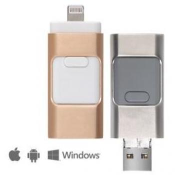 Flash drive 16 G memoria USB storage para smartphone Apple iPhone 6 5S iPad Android y PC