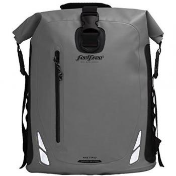 Feelfree Gear Paquete Seco Metro 25l - Bolsa Estanca Impermeable de 25 litros, color gris, fabricada con material resistente al agua, cierre enrollable para mayor seguridad, ideal para actividades acuáticas y exteriores