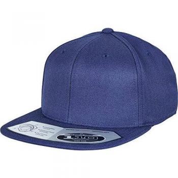 Flexfit 110 Fitted Snapback Cap - Navy, One Size, 6 Panel Design