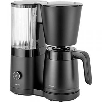 Cafetera filtrante ZWILLING Enfinigy de acero inoxidable con jarra térmica, 1,25 l, negra