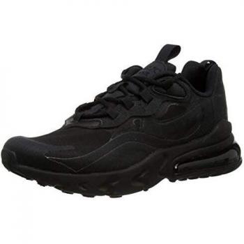 Nike Nike Air Max 270 React Big Kids' Sh, Boy's Running Shoe, Black/Black-Black, 5.5 UK