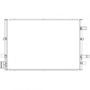 BEHR HELLA SERVICE 8FC 351 318-361  Condensador, aire acondicionado
