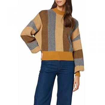 Y.A.S Yasharper Knit Pullover suéter, Multicolor