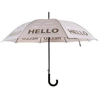 Esschert Design Paraguas con Estampado Reflectante Sombrilla Lluvia Carpa