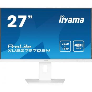 Iiyama Prolite XUB2797QSN-W1 Pantalla para PC 27 LED IPS WQHD 2560 x 1440 Pixeles 100Hz USB-C Táctil