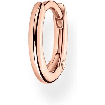 Thomas Sabo Classic Single Hoop Earring in Rose Gold-Plated Sterling Silver 12mm CR660-415-40