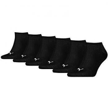 Puma Unisex Plain Sneaker Socks 3-Pack for Men