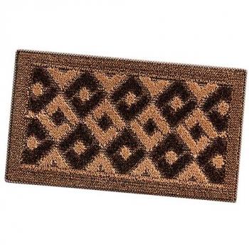 Felpudo de Entrada 50x80 cm Asciugapassi Antideslizante Suave y Absorbente Marrón 100% Made in Italy