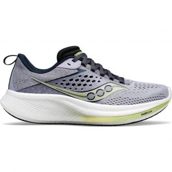 Saucony Women's Ride 17 Running Shoes - Grey, Size 42