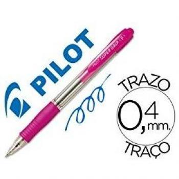 Pilot Supergrip - Bolígrafo, 12 unidades, color rosa