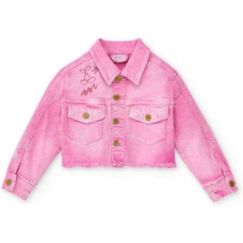 Cazadora de niña denim efecto tie dye Tuc Tuc