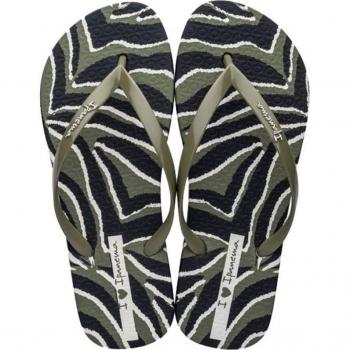 Chanclas Ipanema Animal Print Mujer Negro