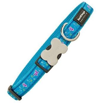 Red Dingo GmbH 9330725065505 Collar Perro Butterfly, XL, Turquesa