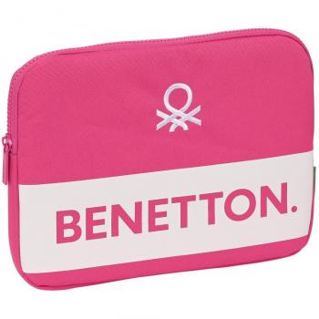 Funda para Portátil Benetton Raspberry Fucsia (31 x 23 x 2 cm)