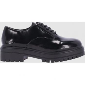 Chika10 Zapatos de Cordones Estilo Chunky Vagabund 01 para Mujer en Color Negro