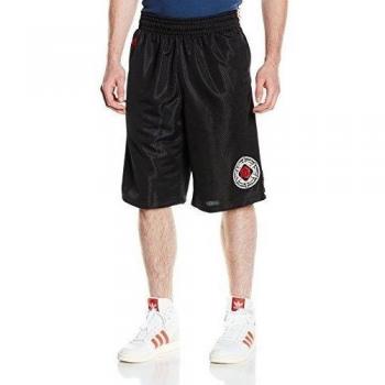 adidas Rose Ivy Short - Pantalón corto para hombre, color negro / blanco / rojo, talla XXXL