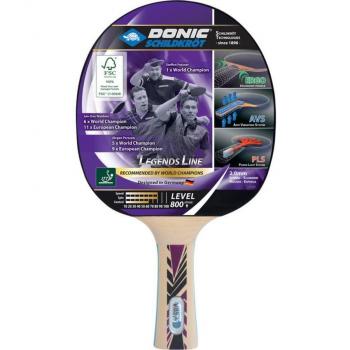 Raqueta de Ping Pong Schildkröt Legends 800, tipo de producto: raqueta de ping pong, características: diseño clásico, mango ergonómico, superficie de goma para mayor control y efecto, adecuada para jugadores intermedios y avanzados