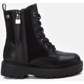 Botines Niña Xti 150500 Doble Cremallera Negro - Certificado Vegano