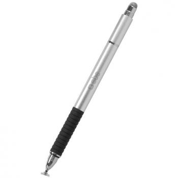 Lápiz Digital SBS Pro Trio Capacitivo Negro y Plata para Tablets y Smartphones