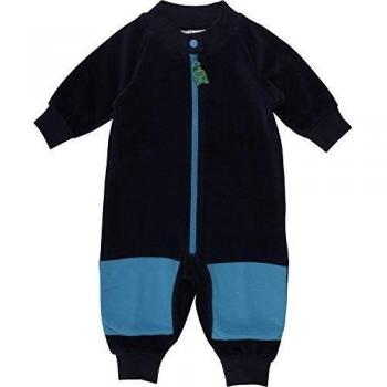 Fred's World by Green Cotton Tractor velvet bodysuit-Body Bebé-Niñas    Blau
