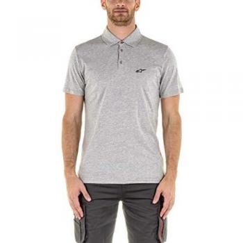 Eternal Heather Gray Men's Polo Shirt, XXL