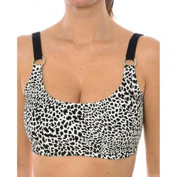 Top de bikini bralette Michael Kors MM3K601 blanco talla XS
