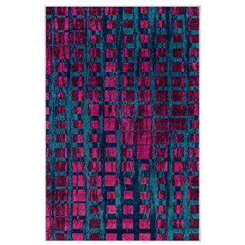 Homemania - Alfombra Estampada Velvet 2, Estampado Multicolor, de Poliamida, 80 x 300 cm