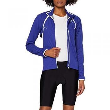 Odlo Jacket Logic Zip Off Vest/Softshell 3L Chaqueta, Mujer, Clematis Blue-White, Extra-Large