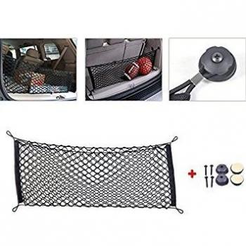 Trillycoler Auto Hatchback SUV RV Posterior Tronco Carga Nylon Almacenamiento Equipaje Holder Redes