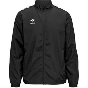 Hummel Chaqueta Core Xk Micro, chaqueta con cremallera, color negro, talla XXX-Large, unisex adulto