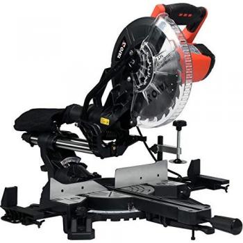 Sierra Ingletadora Yato YT-82173 5000 RPM 1800 W con láser y hoja de 255 mm