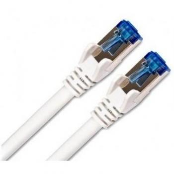DCU TECNOLOGIC - Latiguillo Cat6A Stp Blanco/Azul 3M