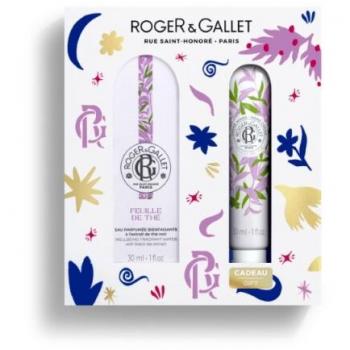 Estuche Roger & Gallet Feuille de Thé: Agua Perfumada de Bienestar 30ml + Crema de Manos 30ml