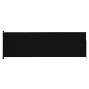 Retractable Side Awning 200x600 cm Black