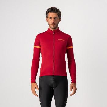 Maillot Castelli Fondo 2 Manga Larga Negro Claro Azul Reflectante - XL