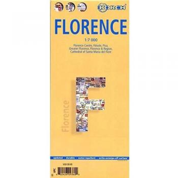 Florencia, plano callejero plastificado. Escala 1:7.000. Borch. - Aa.vv