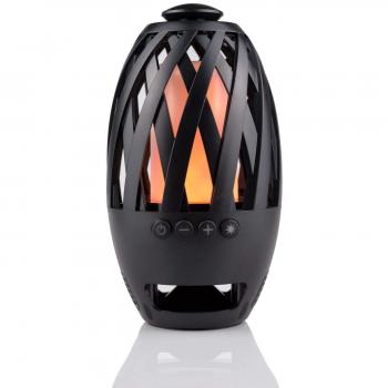 larkoo inalámbrica Bluetooth Altavoz con Llama luz – Portátil Deporte inalámbrica Bluetooth Altavoz con TF Ranura Atmósfera Efecto Llama Recargable de 1800 mAh incorporada para iOS Android Teléfono