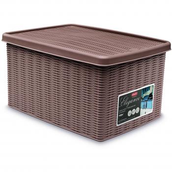 Caja Multiuso Elegance Tapa Tortora 39x29x21 cm