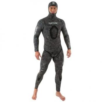 Pantalones de pesca submarina Seacsub Snake Camo 5 mm para hombre XXL