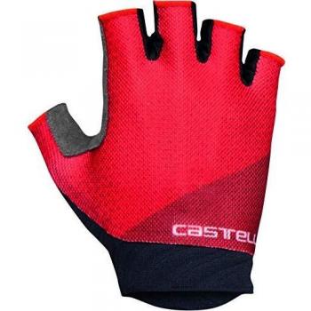 Guantes Castelli Roubaix Gel 2 rojos para mujer - XL
