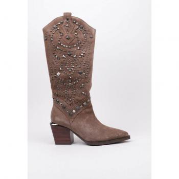 Bota cowboy caña alta mujer Alma En Pena 214 Marrón