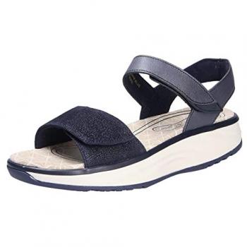 Sandalias de Piel Color Beige con Diseño Elegante y Tecnología de Comodidad Joya Flores Talla 42 Color Dark Blue