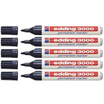 ROTULADOR PERMANENTE EDDING 3000 COLOR AZUL ACERO