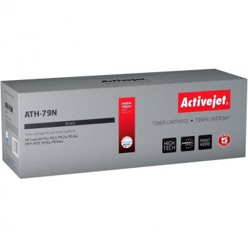 Tóner Activejet ATH-79N Negro, compatible con impresoras láser, rendimiento de 2,500 páginas, color negro