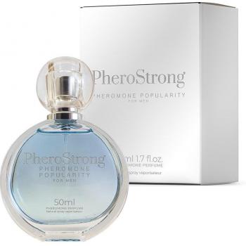 Perfume PheroStrong con feromonas para hombres - 50 ml, fragancia masculina que aumenta la atracción y popularidad, formulado con ingredientes de alta calidad