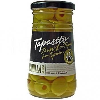 Aceituna Manzanilla sin hueso 250gr. Tapasito. 12un.