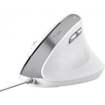 Ratón Ergonómico Trust Bayo II - Blanco