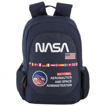 Mochila Junior para Portátil Nasa Discovery Perona 58383 con diseño espacial y compartimento acolchado